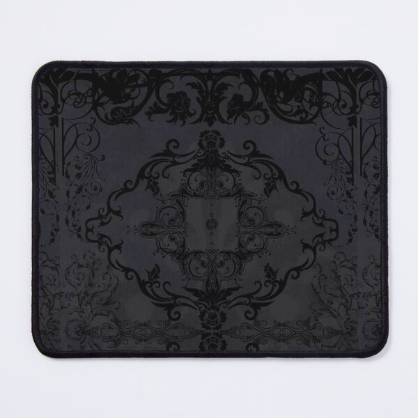 Item preview, Gothic black and grey cyber sigilism with black floral designed and sold by BrontesWhimsyStore.
