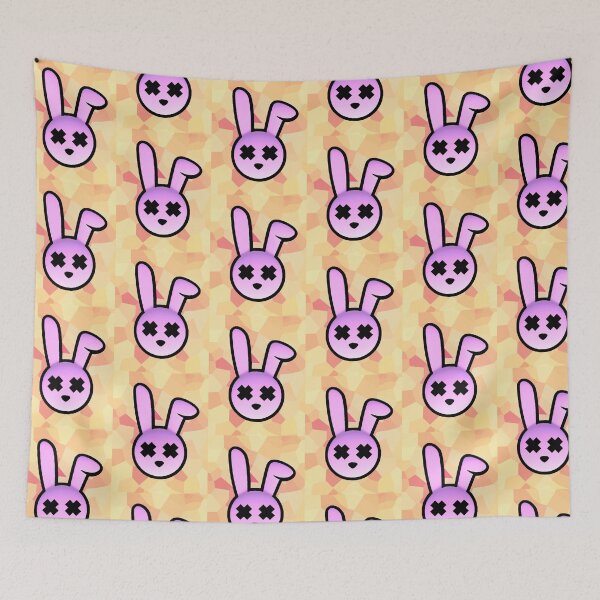 Item preview, Kawaii Purple Rabbit Eyes X Geometric Background designed and sold by AstronautMerch.
