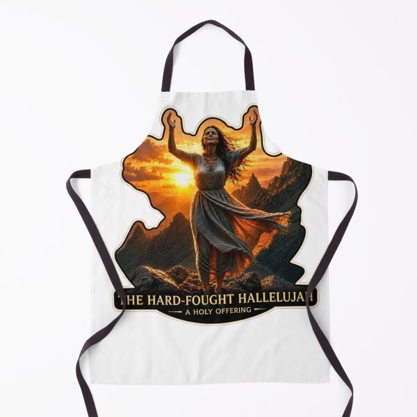 Item preview, The Hard-Fought Hallelujah - Faith and Perseverance Worship Design designed and sold by TheDailyCross1.