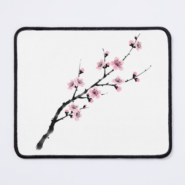 Item preview, Traditional Ink Wash Cherry Blossom designed and sold by TheDenimArt.