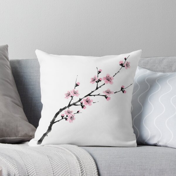 Item preview, Traditional Ink Wash Cherry Blossom designed and sold by TheDenimArt.