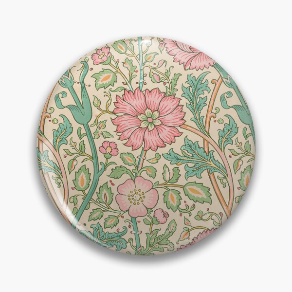 Item preview, William Morris Floral Pattern in Pink designed and sold by maniacfitness.
