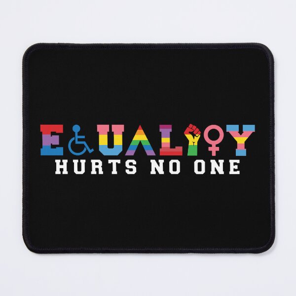 Item preview, Equality Hurts No One – Pride, Disability, Feminist & BLM Rainbow Equality designed and sold by Canvas-Whispers.