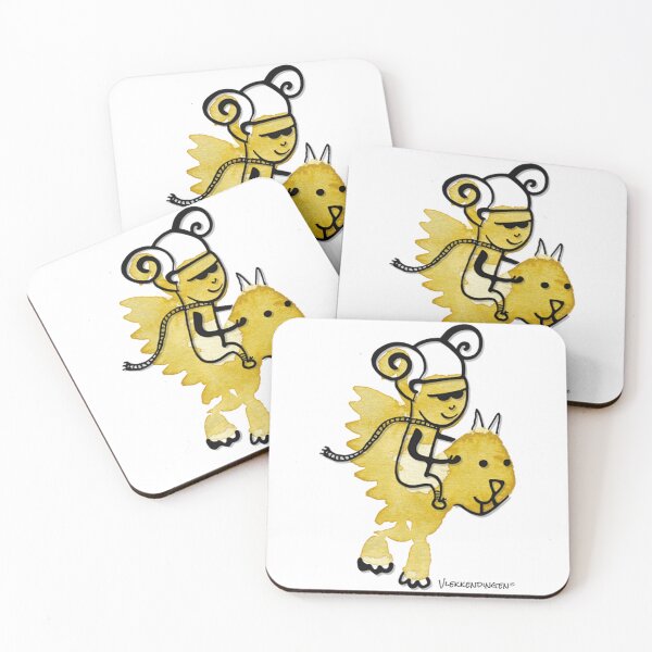 Item preview, Quirky Aries Zodiac Sign Whimsical Celestial Ram Illustration designed and sold by VlekkendingenR.