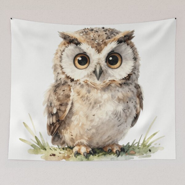Item preview, Bright Owl Portrait designed and sold by RandomWalker.