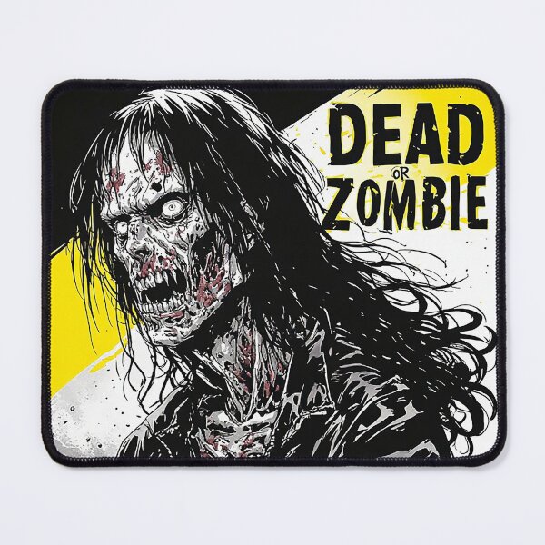 Item preview, Dead Or Zombie Female Horror Dark Ink Art designed and sold by ChaoticZenStudio.