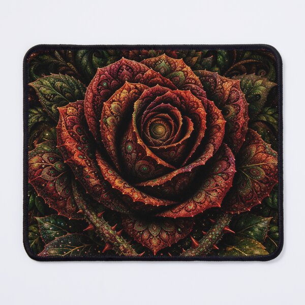 Item preview, Fractal Mandala Blooming Rose designed and sold by Newstreams.