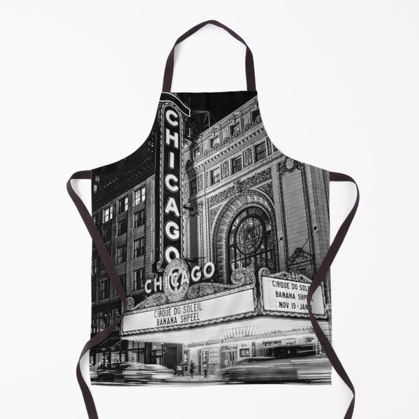 Item preview, Poster Chicago Theatre Sign in Black and White designed and sold by gamalielRocky.