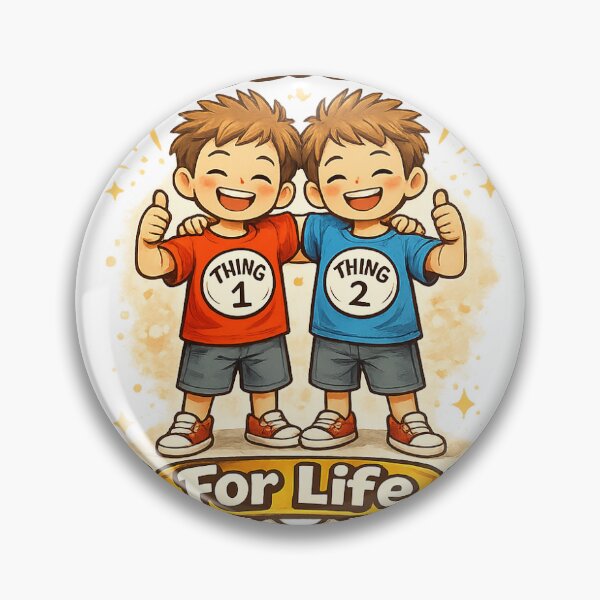 Item preview, Twin Brother For Life Matching Design designed and sold by SugarSketch by VanshShristi.