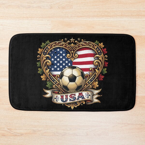 Item preview, USA Heart Flag Stars and Stripes — Soccer World Cup 2026 designed and sold by David Mateo ArtWorks.