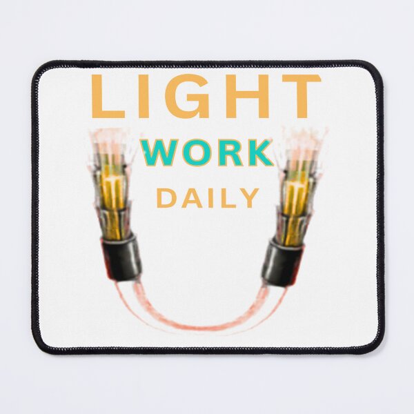Item preview, Light Work Daily designed and sold by FiberatWorkTechs.