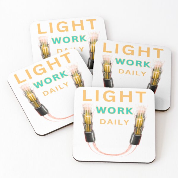 Item preview, Light Work Daily designed and sold by FiberatWorkTechs.