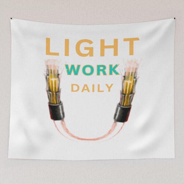 Item preview, Light Work Daily designed and sold by FiberatWorkTechs.