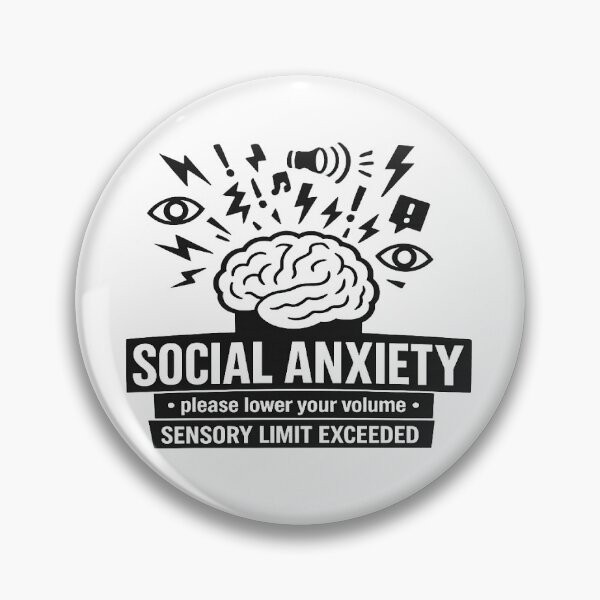 Item preview, Social Anxiety Sensory Overload Funny Design designed and sold by NoNameDrops.