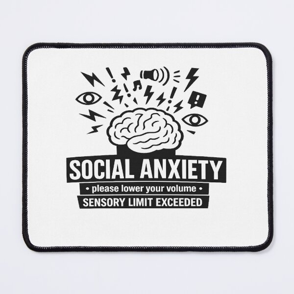 Item preview, Social Anxiety Sensory Overload Funny Design designed and sold by NoNameDrops.