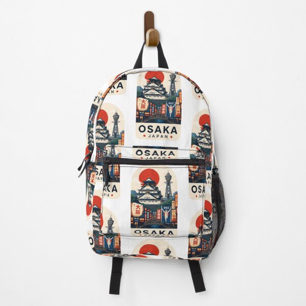 Item preview, Osaka Japan Travel Sticker Japanese City Aesthetic Design designed and sold by Olivra.