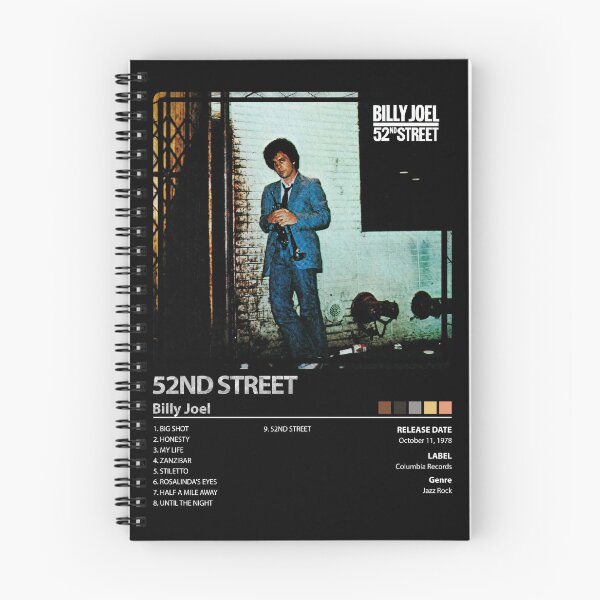 Item preview, 52nd Street Billy Joel Vintage Album Poster designed and sold by lankard-gallery.