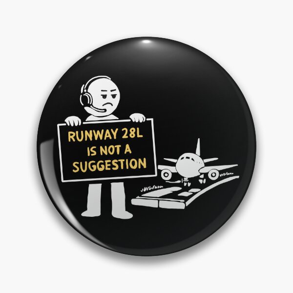 Item preview, Runway 28L Is Not a Suggestion Funny Air Traffic Controller Shirt | ATC Aviation Humor Design designed and sold by Popstudio85.