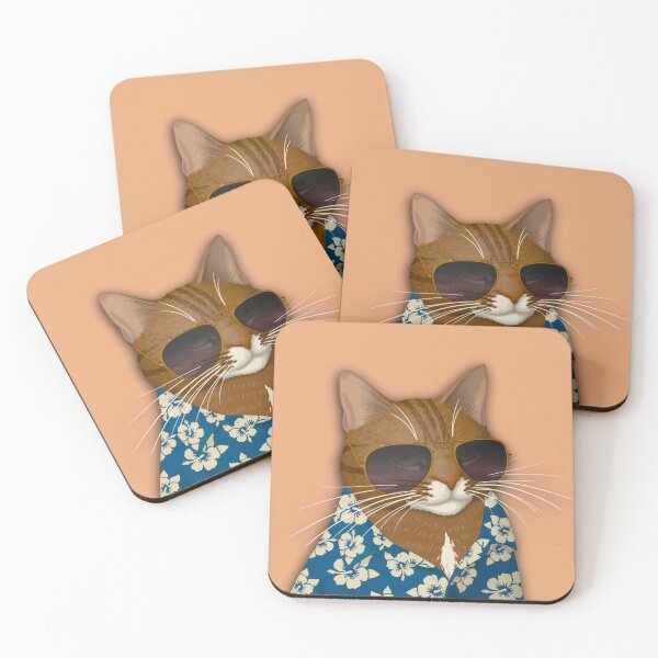 Item preview, Cool Summer Cat designed and sold by Scolliecat.