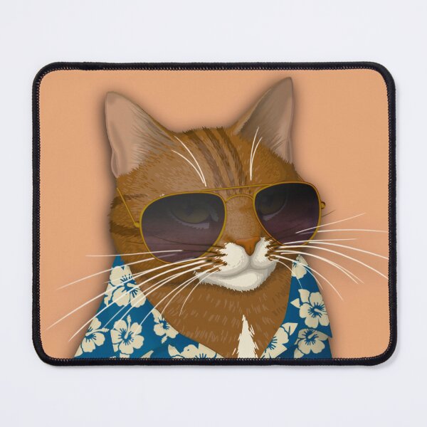 Item preview, Cool Summer Cat designed and sold by Scolliecat.