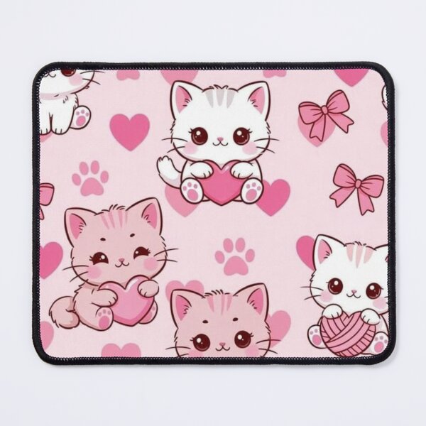 Item preview, Soft Pink Cats designed and sold by Palette & Hue.