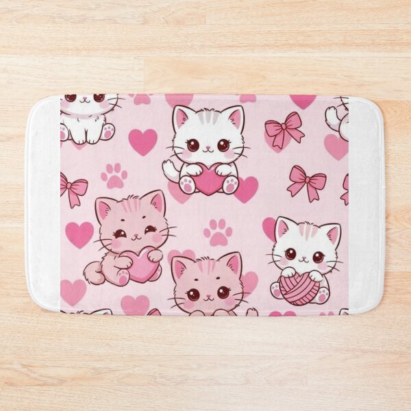 Item preview, Soft Pink Cats designed and sold by Palette & Hue.