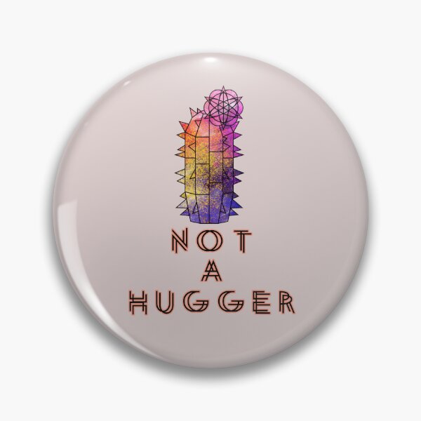 Item preview, Not A Hugger Funny Cactus Introvert Design designed and sold by GraphicComet.