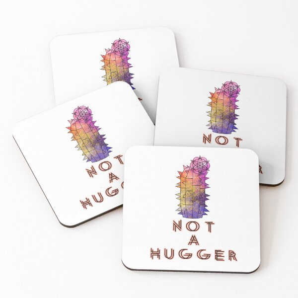 Item preview, Not A Hugger Funny Cactus Introvert Design designed and sold by GraphicComet.