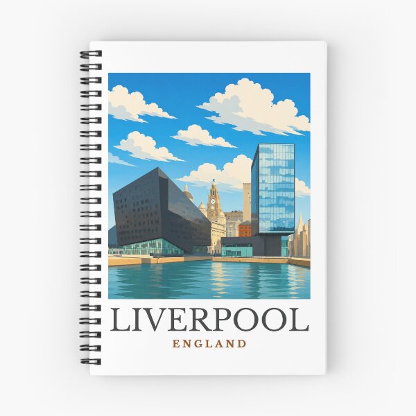 Aperçu de l'œuvre Liverpool - Angleterre créée et vendue par GoodOldVintage.