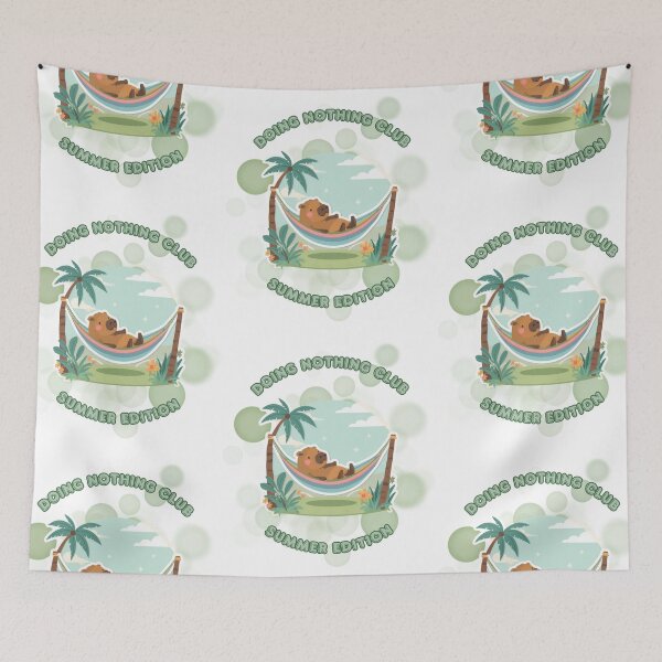 Item preview, Doing Nothing Club Summer Edition Funny Relaxing Summer Design designed and sold by iamKRUK.