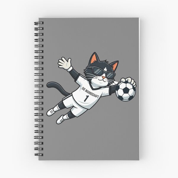 Item preview, Germany Soccer Cat Bicycle Kick — Die Mannschaft Cartoon designed and sold by David Mateo ArtWorks.