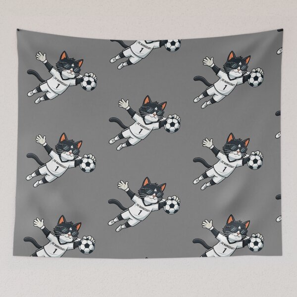 Item preview, Germany Soccer Cat Bicycle Kick — Die Mannschaft Cartoon designed and sold by David Mateo ArtWorks.