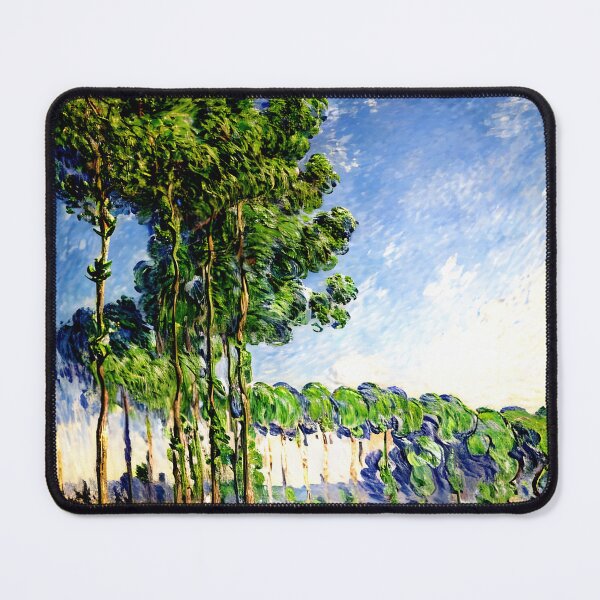 Item preview, Poplars, View from the Marsh: Impression of Towering Trees designed and sold by artdesignsnow.