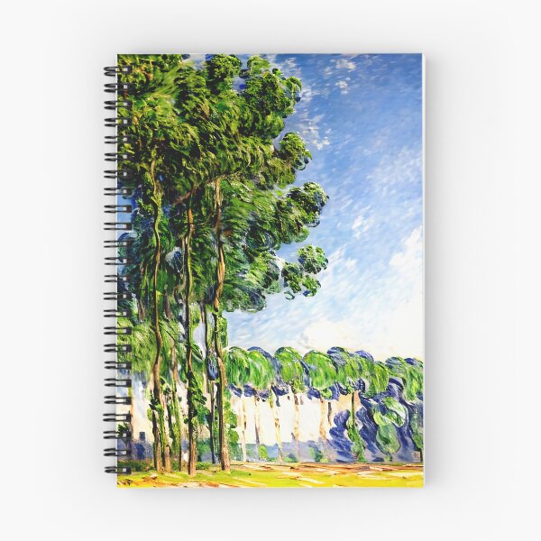 Item preview, Poplars, View from the Marsh: Impression of Towering Trees designed and sold by artdesignsnow.