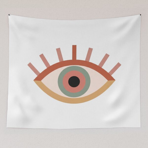 Item preview, Mystical Eye: Geometric Boho Abstract designed and sold by TheDenimArt.