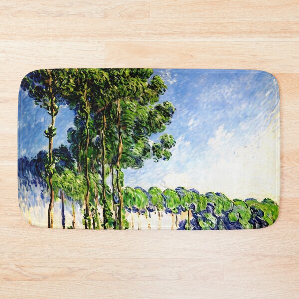 Item preview, Poplars, View from the Marsh: Impression of Towering Trees designed and sold by artdesignsnow.