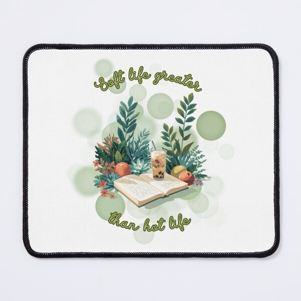 Item preview, Soft Life Greater Than Hot Life Cozy Summer Aesthetic designed and sold by iamKRUK.