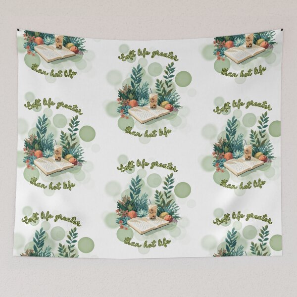 Item preview, Soft Life Greater Than Hot Life Cozy Summer Aesthetic designed and sold by iamKRUK.