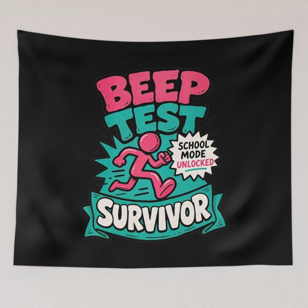 Item preview, Bleep Test Survivor designed and sold by BrambleBox.