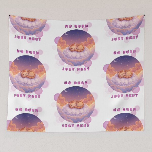 Item preview, No Rush Just Rest Cozy Summer Aesthetic Design designed and sold by iamKRUK.