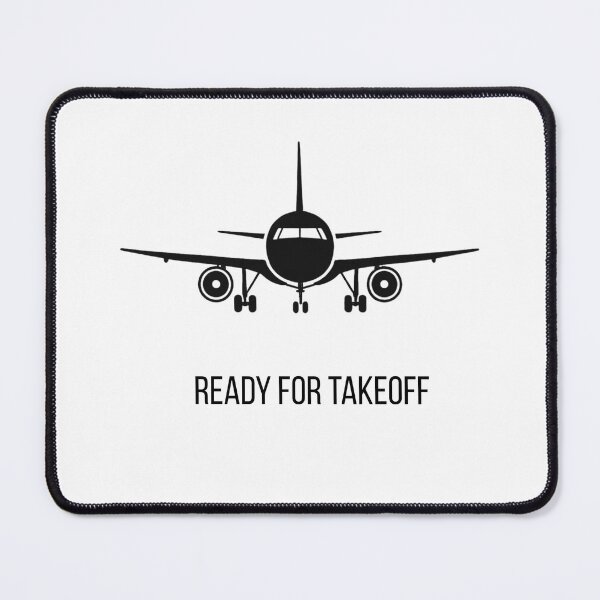 Item preview, Ready for Takeoff - Front View Airplane Aviation Design designed and sold by onubi.
