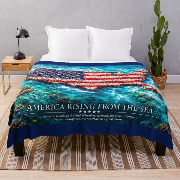 Item preview, America Rising From the Sea designed and sold by LuluLeb.