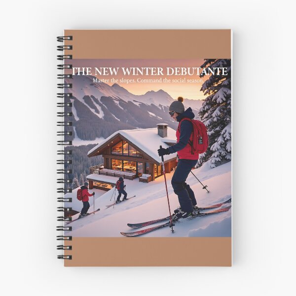 Item preview, Golden Hour Skiing: Female Skier Gliding Down Snowy Mountain Slope at Sunset designed and sold by Creative-RE.