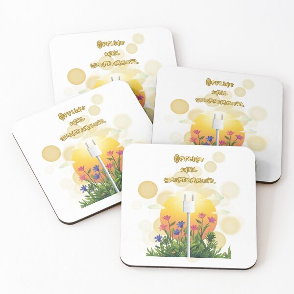Item preview, Offline Until September Digital Detox Summer Design designed and sold by iamKRUK.