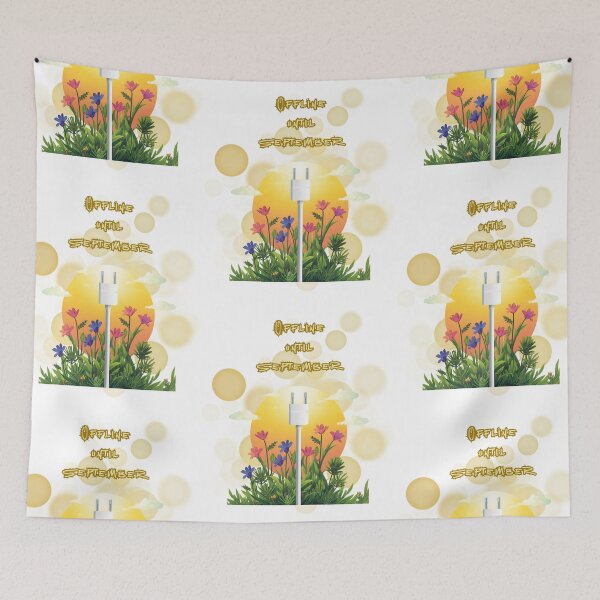 Item preview, Offline Until September Digital Detox Summer Design designed and sold by iamKRUK.