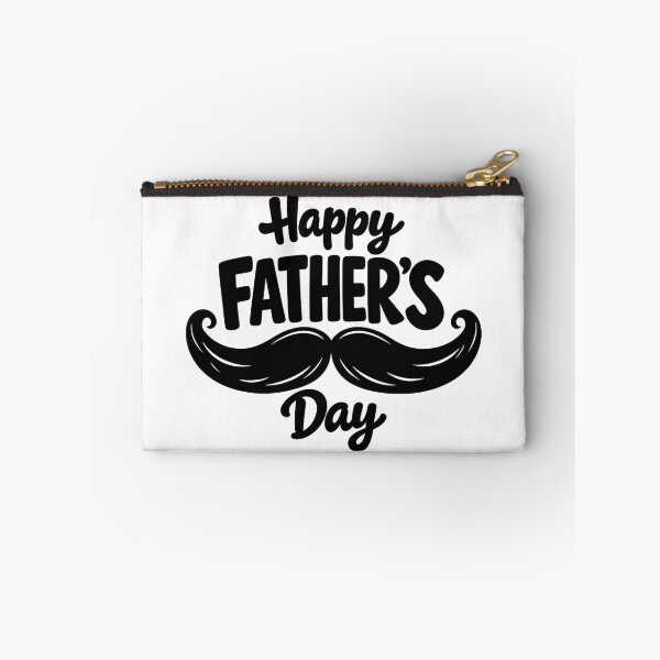 Item preview, Happy Father's Day Mustache Typography - Funny Dad Gift designed and sold by myforestfog.