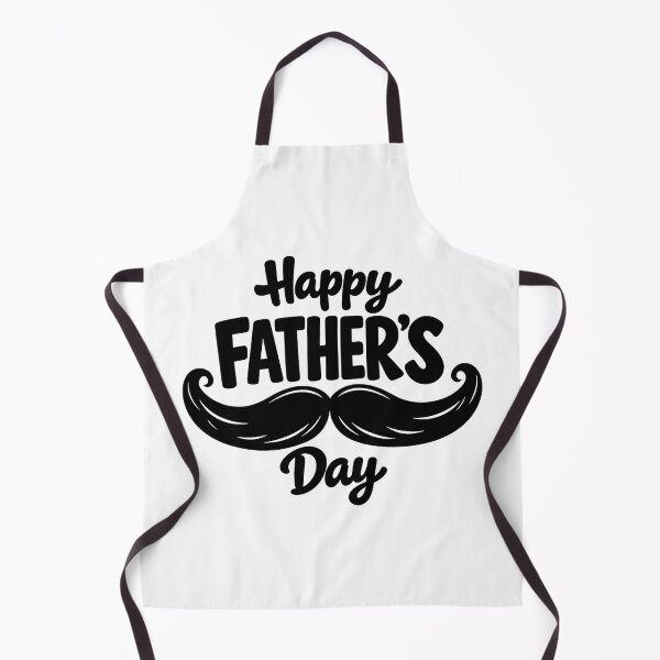 Item preview, Happy Father's Day Mustache Typography - Funny Dad Gift designed and sold by myforestfog.