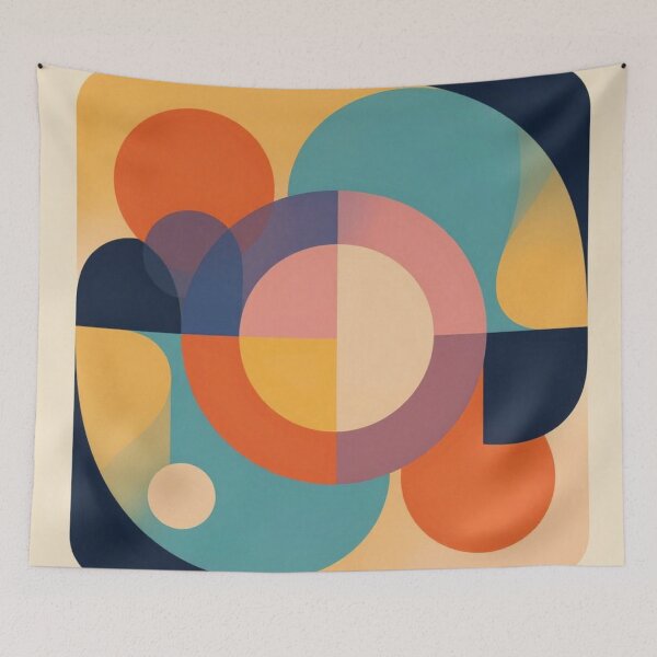Item preview, Color Circles Mosaic designed and sold by RandomWalker.