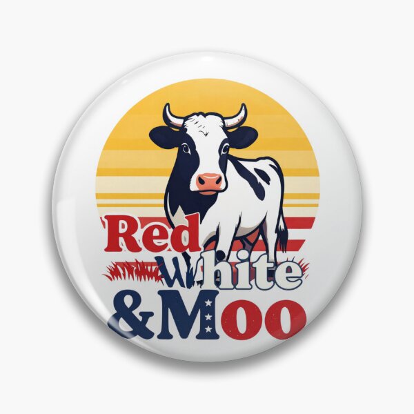 Item preview,  Red White And MOO 4th of July Independence Day Cow designed and sold by AleksandraJac05.