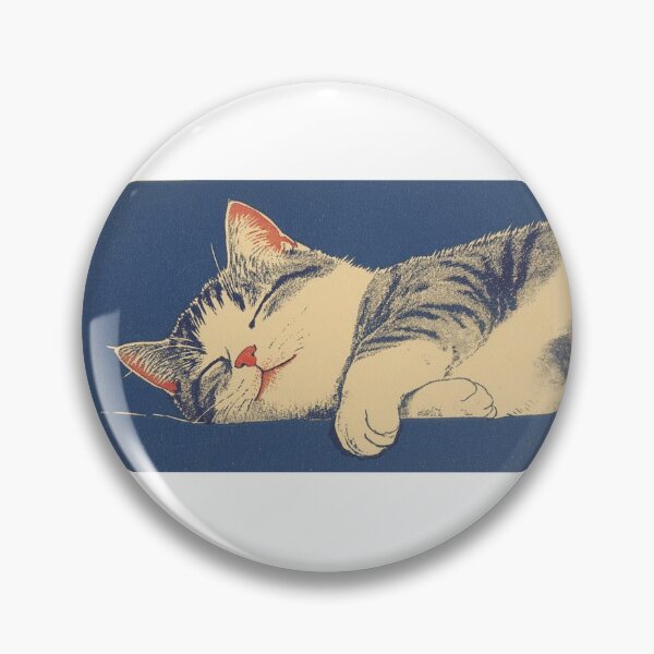 Item preview, Cute Sleeping Cat Sticker designed and sold by reeeezcreates.